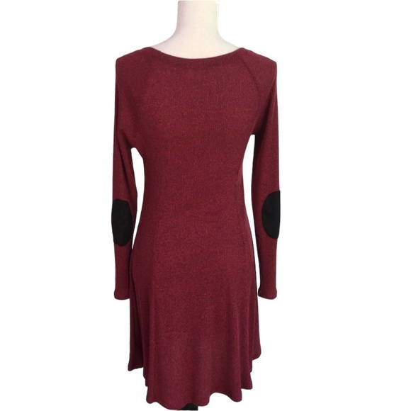 Francesca’s Alya Elbow Patches Thermal Academia Fall Festive Dress - Size L - Picture 3 of 8